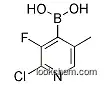 2-Chloro-3-fluoro-5-picoline-4-boronic acid